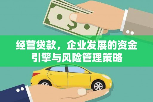 松北经营贷款，企业发展的资金引擎与风险管理策略