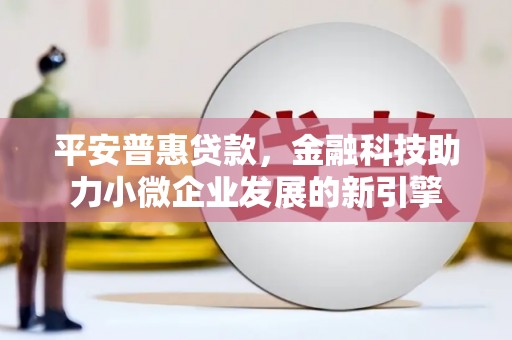 湘西平安普惠贷款，金融科技助力小微企业发展的新引擎