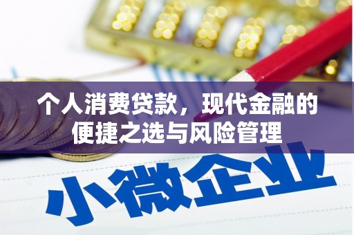 外埔个人消费贷款，现代金融的便捷之选与风险管理
