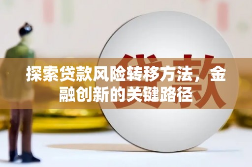 石家庄探索贷款风险转移方法，金融创新的关键路径