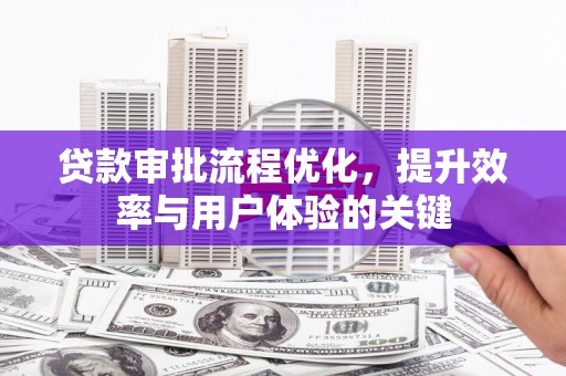 循化贷款审批流程优化，提升效率与用户体验的关键