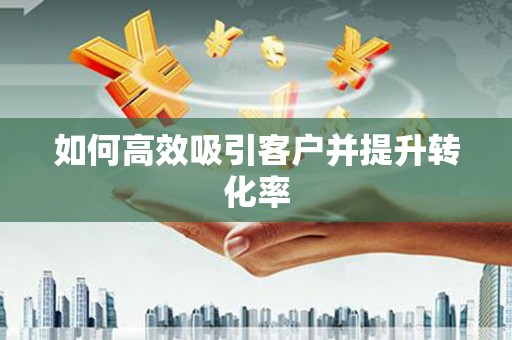 南长如何高效吸引客户并提升转化率