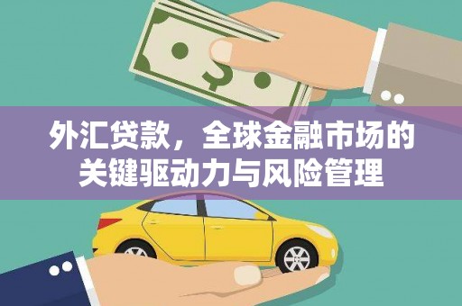 璧山外汇贷款，全球金融市场的关键驱动力与风险管理