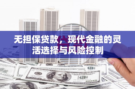 云梦无担保贷款，现代金融的灵活选择与风险控制