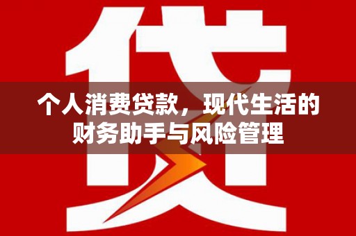 壶关个人消费贷款，现代生活的财务助手与风险管理