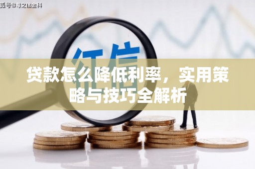 关西贷款怎么降低利率，实用策略与技巧全解析