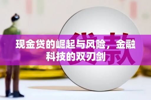 大埤现金贷的崛起与风险，金融科技的双刃剑