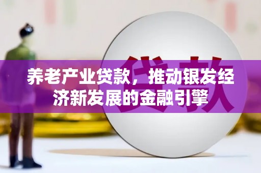 龙泉驿养老产业贷款，推动银发经济新发展的金融引擎