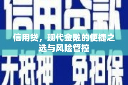 嘉模堂区信用贷，现代金融的便捷之选与风险管控