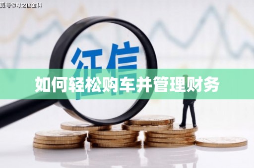 漠河如何轻松购车并管理财务