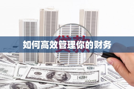 小金如何高效管理你的财务